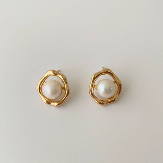 Pearl White Danisi Gold Flake Set