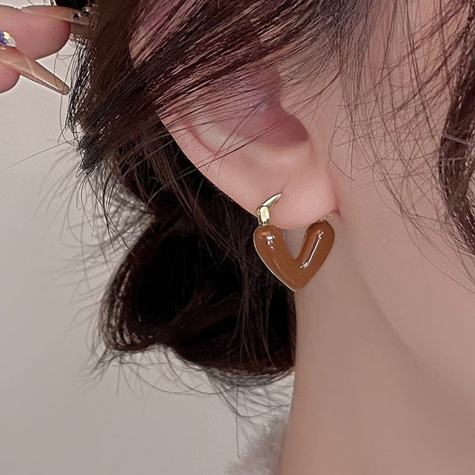 Vintage Rose Maillard Amber Luxe Hoops 2026