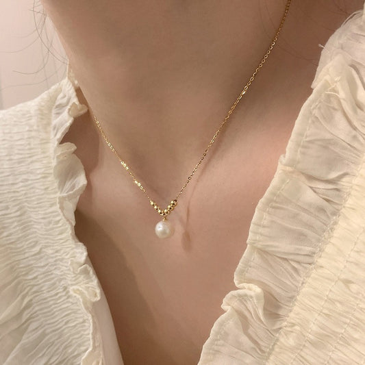 She’s Pearl Elegant Minimalist Necklace