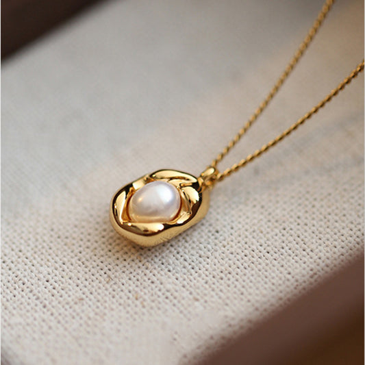 Pearl White Freshwater Elegance Necklace